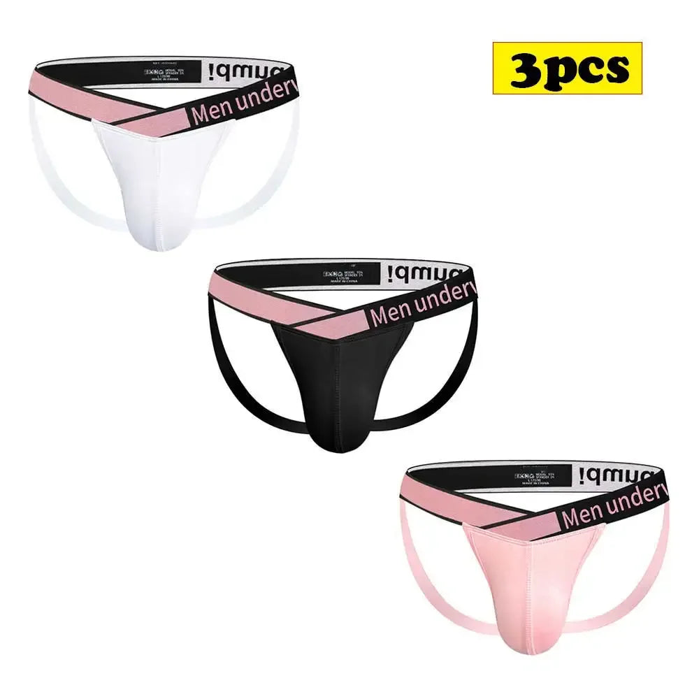 Pink Angle Jock 3-Pack