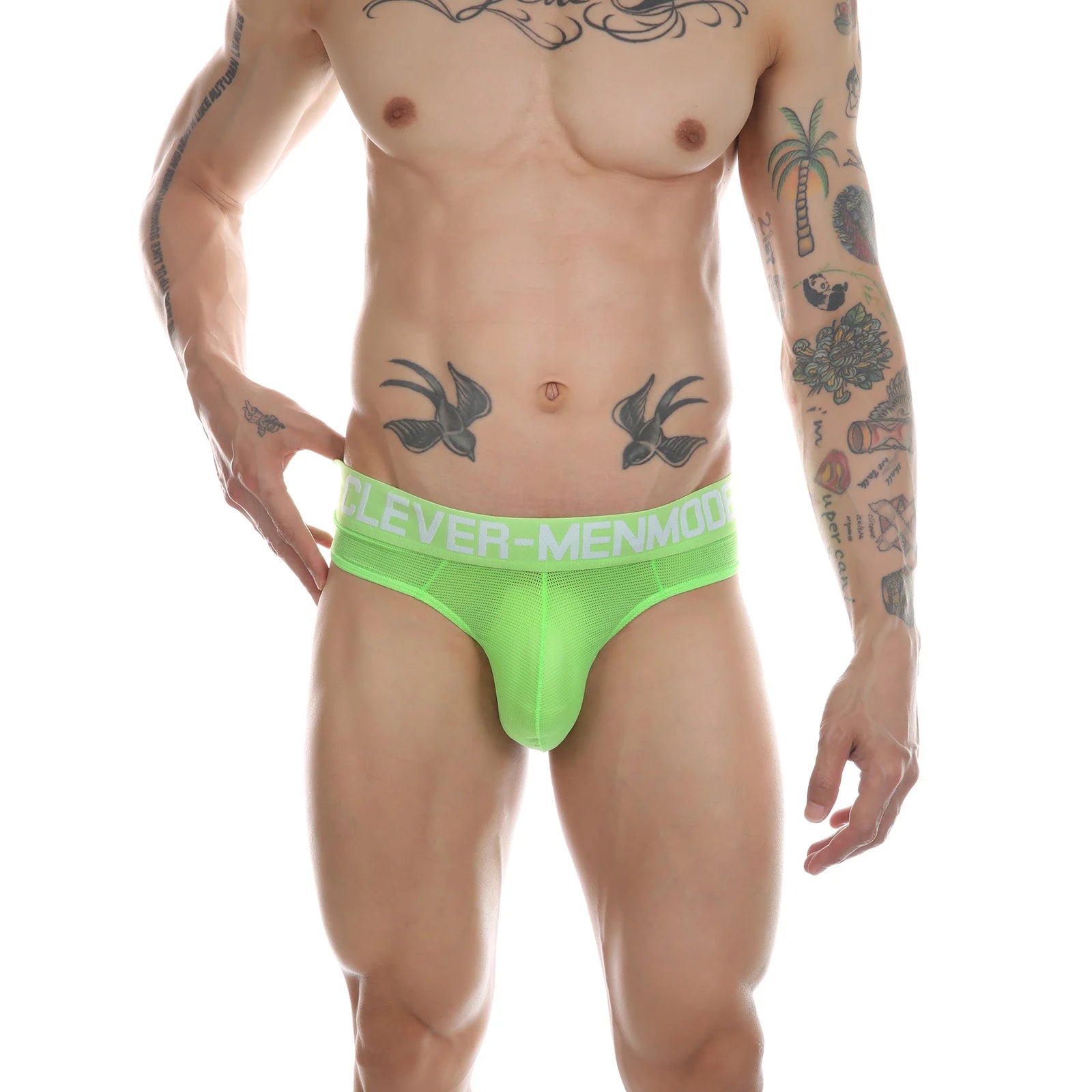 Neon Mesh Thongs