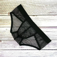 Sheer Fishnet Briefs